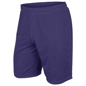 Champro Adult DYNAMIC TRICOT MESH SHORT in‎ Purple - Size Small